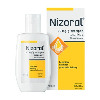 Nizoral medizinisches Shampoo, 20 mg/g, 100 ml Flasche. Wirksames Shampoo gegen Schuppen und Hautinfektionen, für gesunde Kopfhaut.