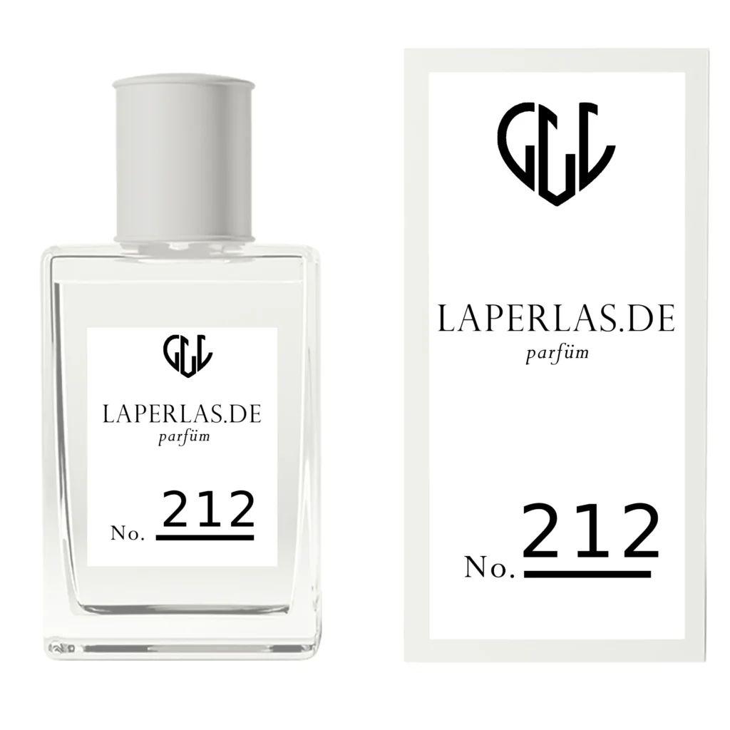 Laperlas Parfüm 212 – Inspiriert von Calvin Klein C.K. One. Elegante Flasche mit frischem, maskulinem Duft