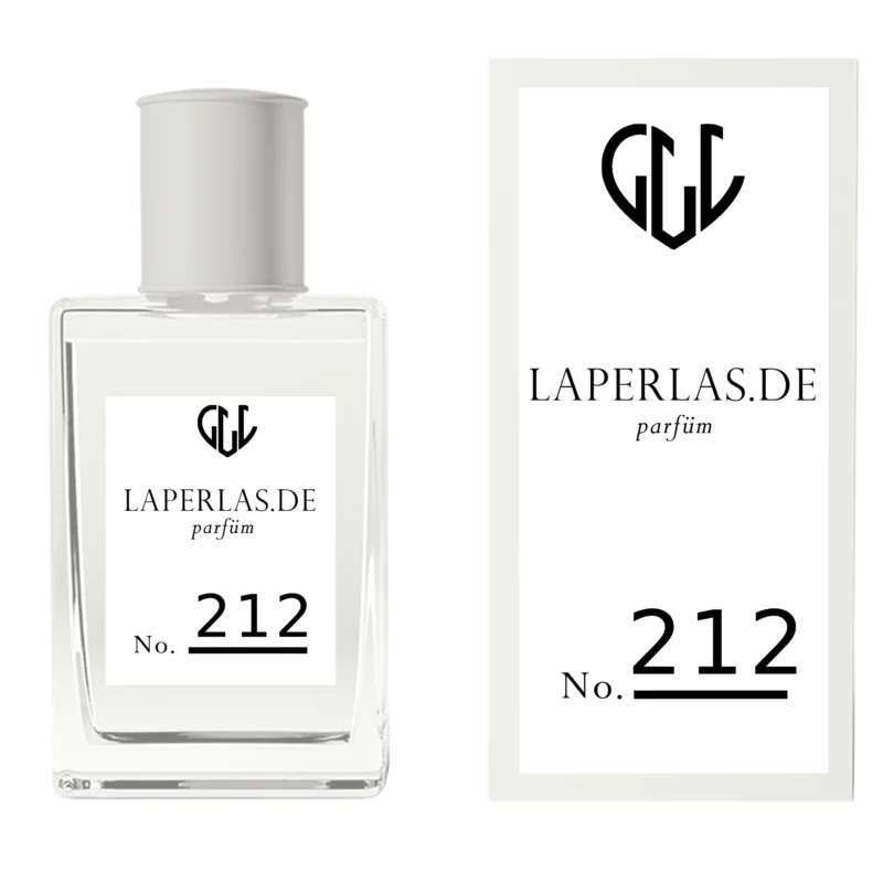 Laperlas Parfüm 212 – Inspiriert von Calvin Klein C.K. One. Elegante Flasche mit frischem, maskulinem Duft