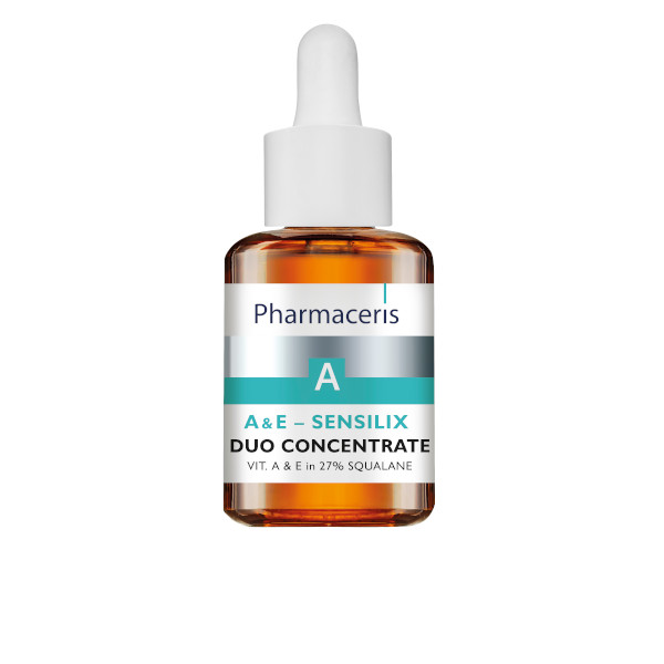 Pharmaceris A A&E Sensilix Duo-Konzentrat, 30 ml - Intensivpflege für empfindliche Haut mit den Vitaminen A und E. Hochwirksames Serum zur Regeneration und Beruhigung der Haut, ideal für die tägliche Anwendung bei sensibler Haut