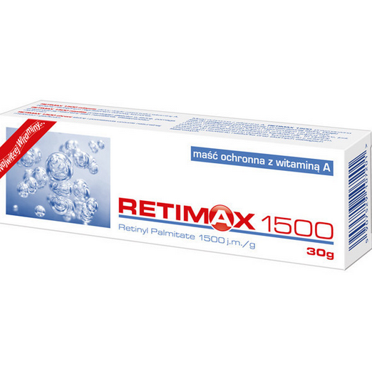 Retimax 1500 Schutzsalbe mit Vitamin A in 30 g Tube – ideal für trockene und rissige Haut, mit intensiv pflegender Wirkung
