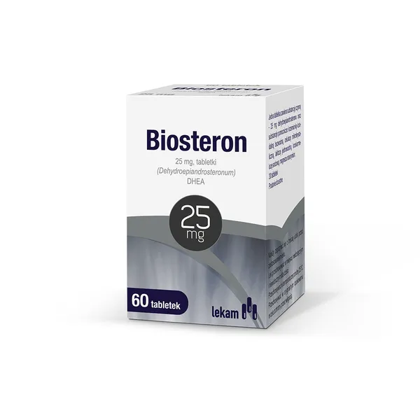 Biosteron, 25 mg, 60 Tabletten – Nahrungsergänzungsmittel zur Unterstützung des hormonellen Gleichgewichts und der Männergesundheit