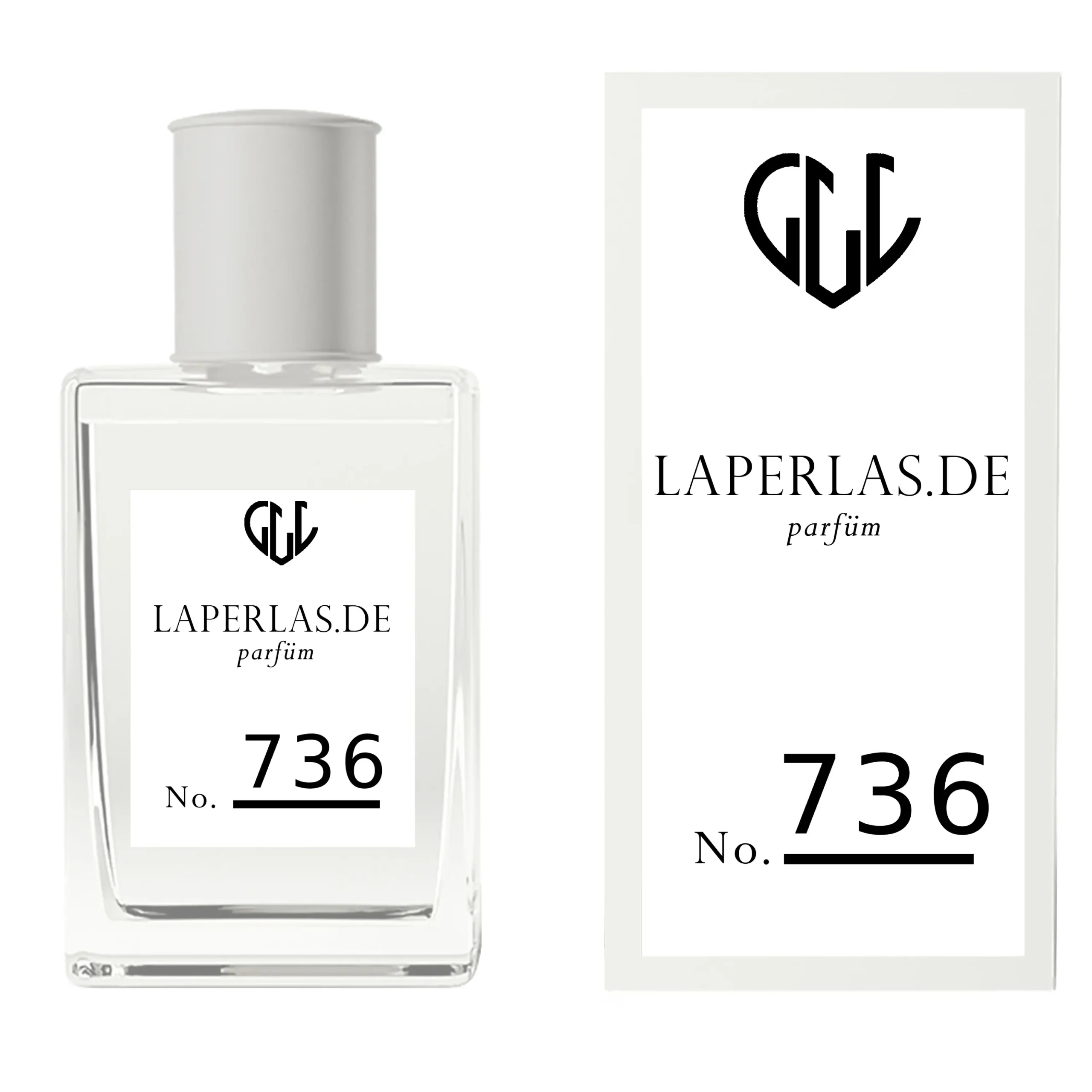 Laperlas Parfüm 736 inspiriert von Givenchy L'Interdit EDP Intense – luxuriöser Damenduft mit intensiven Noten von Orangenblüte, Jasmin und Patschuli
