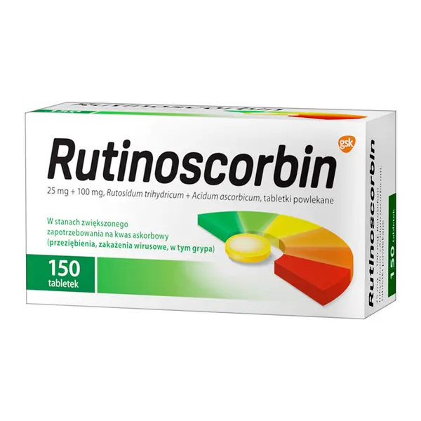 Rutinoscorbin Dragees 150 Stk. – Vitamin C und Rutin zur Unterstützung des Immunsystems und für Erkältungsschutz