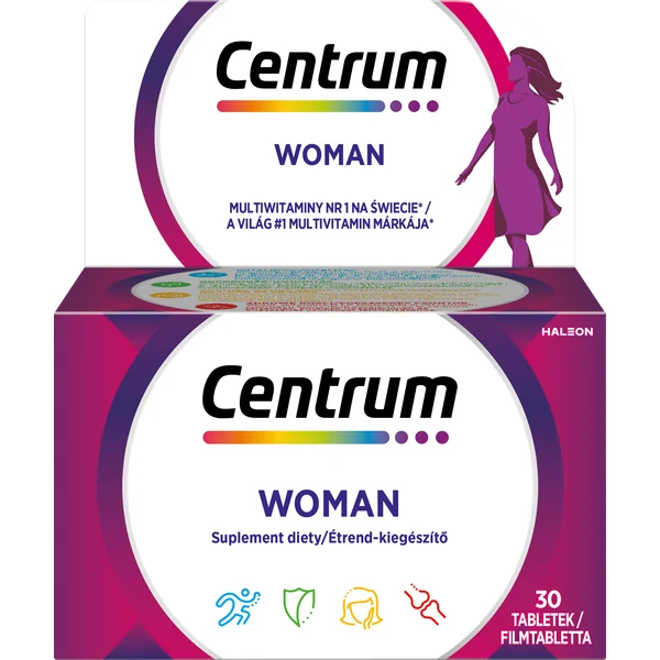 Centrum Woman - Nahrungsergänzungsmittel mit Vitaminen und Mineralstoffen für die Gesundheit von Frauen