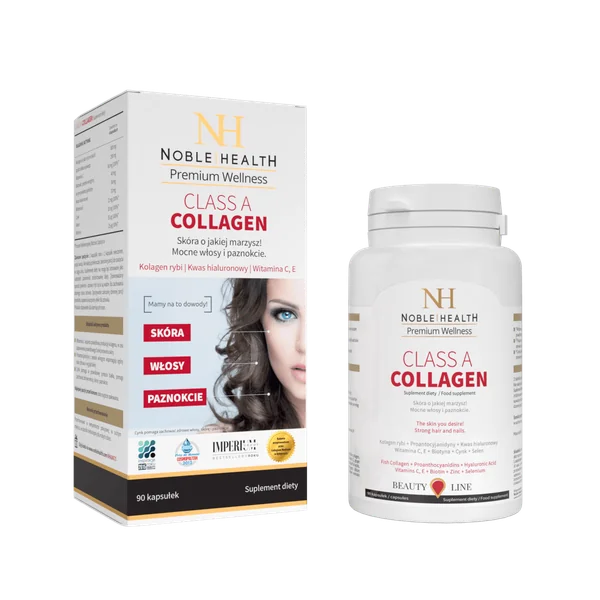 Class A Collagen Nahrungsergänzungsmittel in Kapseln für gesunde Haut, Haare und Nägel