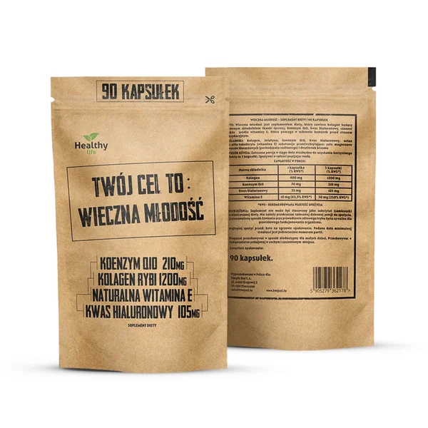 Ewige Jugend – Fisch-Kollagen + Q10 Kapseln für gesunde Haut, Haare und Nägel Ewige Jugend Fisch-Kollagen + Q10 – 90 Kapseln für Haut, Haare und Nägel