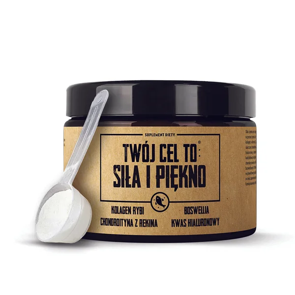 Fischkollagen-Pulver mit Chondroitin in einer Verpackung, ideal zur Unterstützung von Haut und Gelenken