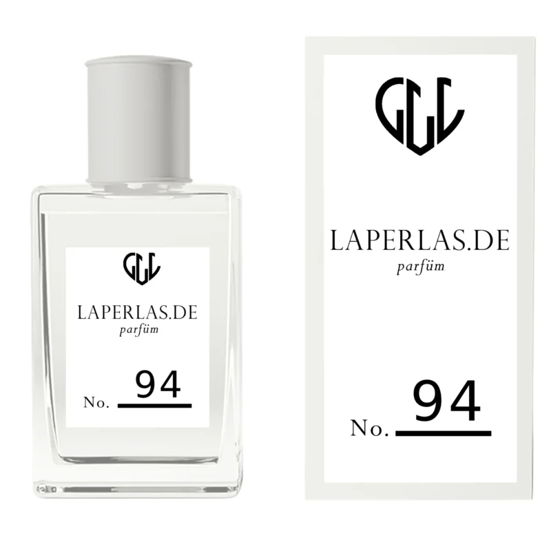 Laperlas Parfüm 94 – frisch-blumiger Damenduft mit Bergamotte, Birne, weißen Blüten, Kaffee und Moschus. Modern, feminin und elegant.