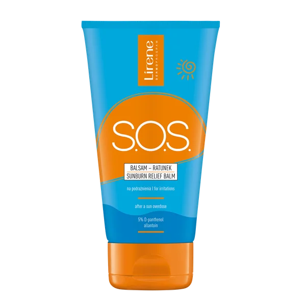 Lirene Sun S.O.S. Rettungsbalsam, 150 ml – beruhigende Hautpflege für sonnengeschädigte Haut, spendet intensive Feuchtigkeit und regeneriert die Haut. Ideal nach dem Sonnenbaden, schützt vor Rötungen und sorgt für ein angenehmes Hautgefühl. Perfekt für die ganze Familie.