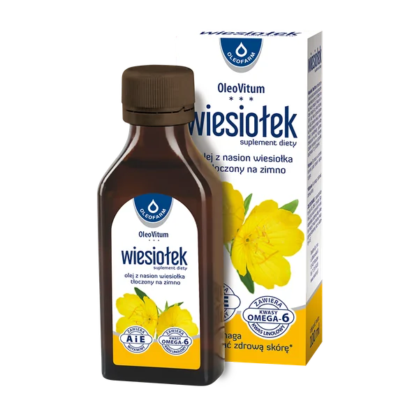 OleoVitum Nachtkerzenöl 100 ml, ein hochwertiges Nahrungsergänzungsmittel mit reichhaltigem Gehalt an Omega-6-Fettsäuren