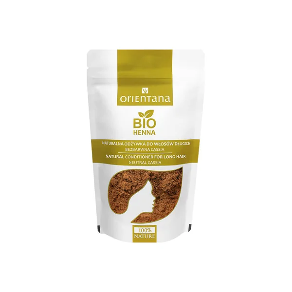 Natürliche Bio-Henna ohne Farbe zur Haarpflege mit Cassia Obovata, ideal für alle Haartypen