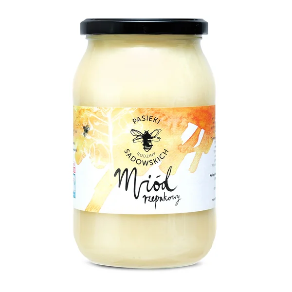 Rapsblütenhonig von Pasieki Rodziny Sadowskich – süß und nahrhaft, ideal zur Unterstützung der Gesundheit und des Immunsystems