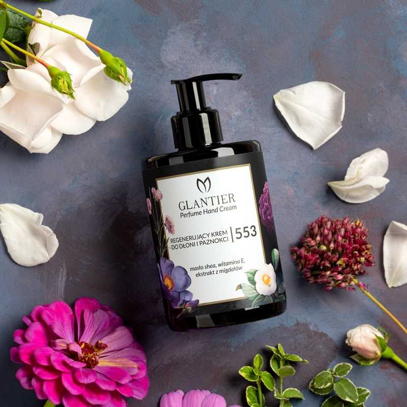 Regenerierende Handcreme 553 in 300 ml mit Sheabutter und Mandelextrakt, die trockene Haut und Nägel intensiv pflegt und regeneriert