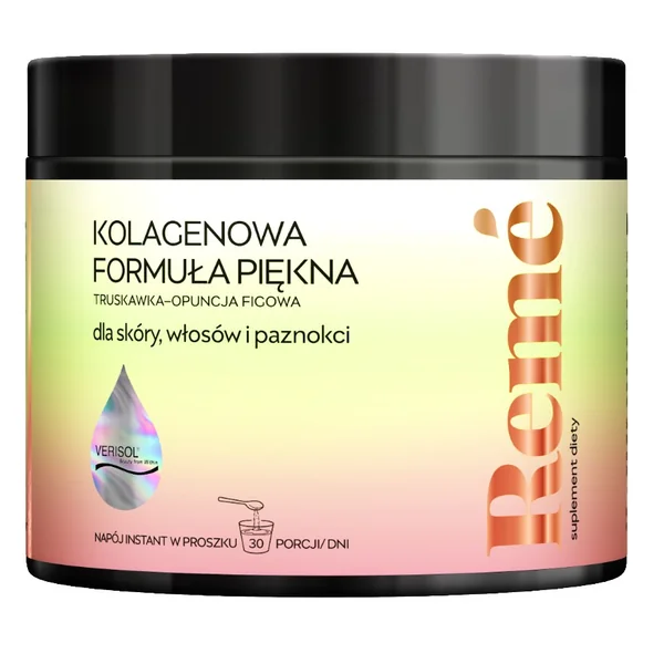 Remé Kollagenformel für Schönheit, Nahrungsergänzungsmittel zur Unterstützung von Haut, Haaren und Nägeln mit bioaktiven Peptiden und Vitaminen