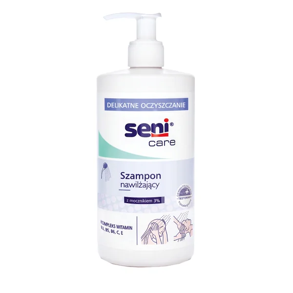 Seni Care feuchtigkeitsspendendes Shampoo, 500 ml, für trockene und empfindliche Kopfhaut