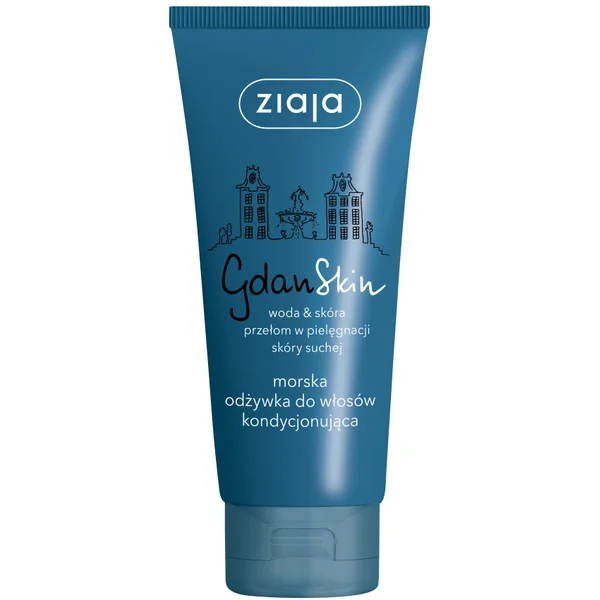 GdanSkin Haarspülung in einer Flasche, ideal zur Pflege von trockenem Haar mit UV-Schutz und regenerierenden Inhaltsstoffen