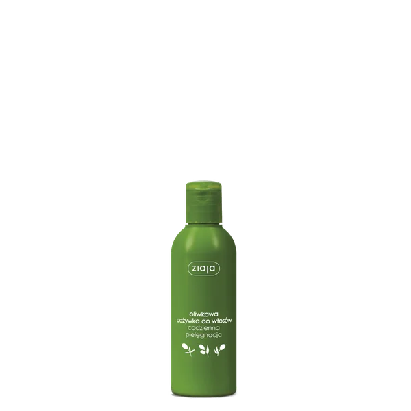 Natürliche Haarkur mit Olivenöl in einer stilvollen Flasche, ideal für intensive Pflege von geschädigtem Haar