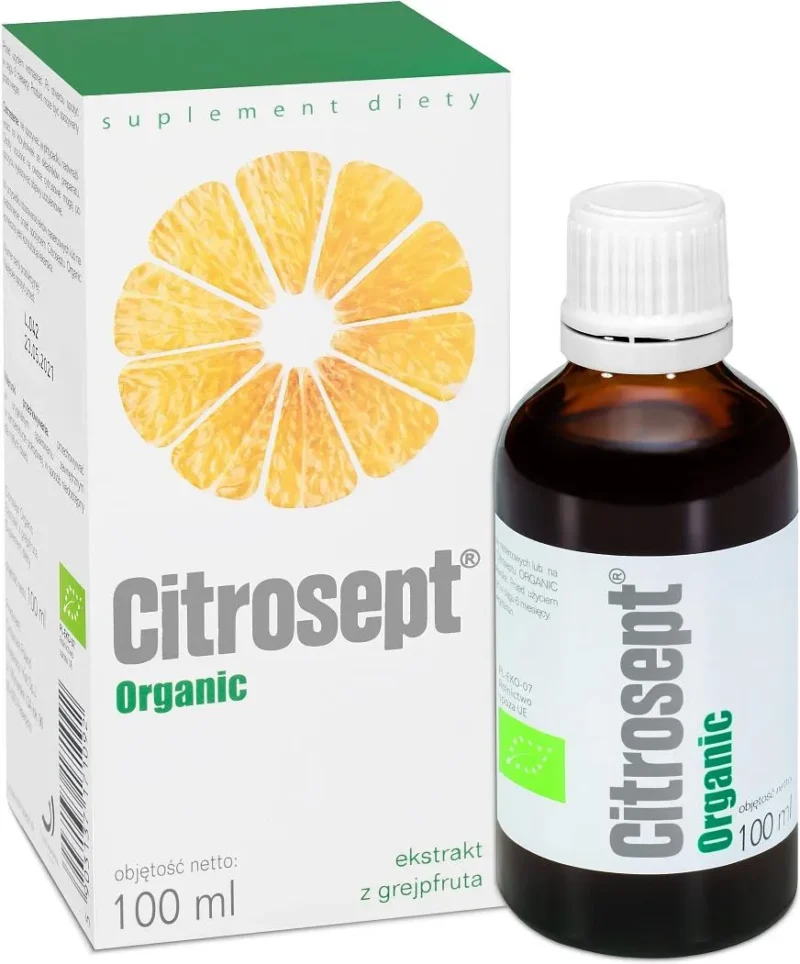 Citrosept Organic Tropfen 100 ml: Hochwertiges Nahrungsergänzungsmittel zur Unterstützung des Immunsystems und zur Förderung der allgemeinen Gesundheit