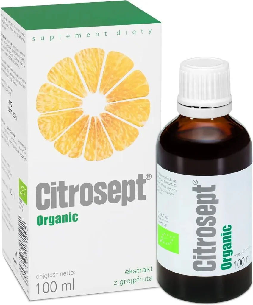 Citrosept Organic Tropfen 100 ml: Hochwertiges Nahrungsergänzungsmittel zur Unterstützung des Immunsystems und zur Förderung der allgemeinen Gesundheit