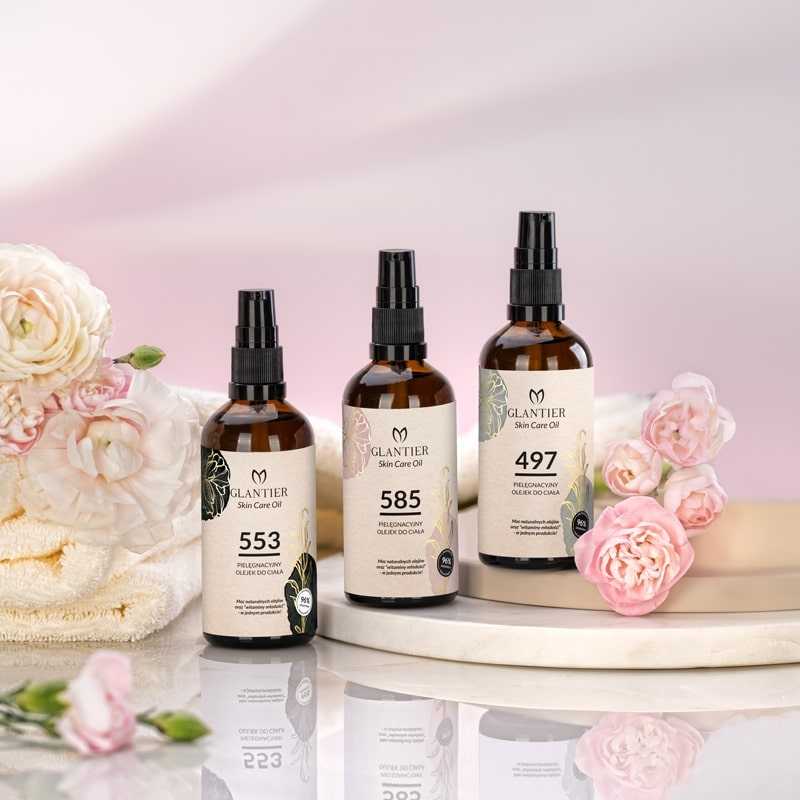 Pflegeöl für den Körper Glantier – feuchtigkeitsspendendes Körperöl