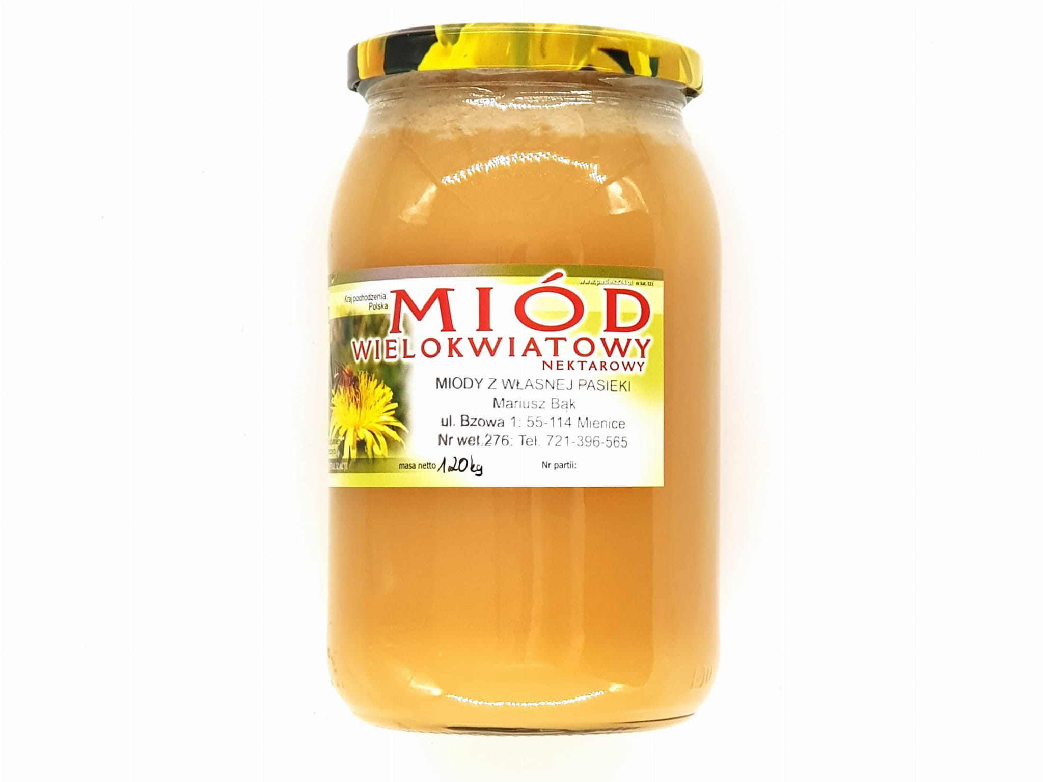 Wildblütenhonig 1 kg: Natürlicher, gesunder Honig aus dem Nektar verschiedener Blumen, ideal für Ihre Gesundheit