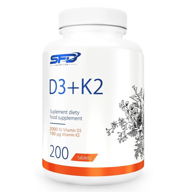 Vitamin D3 + K2 - Hochwertiges Nahrungsergänzungsmittel zur Unterstützung des Immunsystems und zur Erhaltung gesunder Knochen