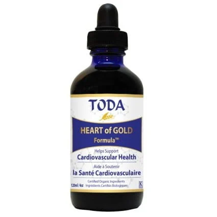 Toda, Tropfen Heart of Gold: Hochwertiges Nahrungsergänzungsmittel zur Unterstützung des Herz-Kreislauf-Systems, 120 ml.