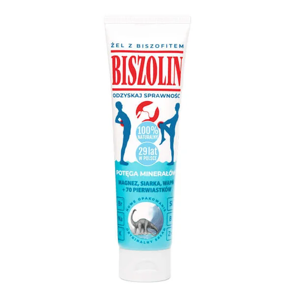 Biszolin Gel mit Bischoffit zur Schmerzlinderung, Entzündungshemmung und Hautpflege bei Gelenk- und Muskelschmerzen