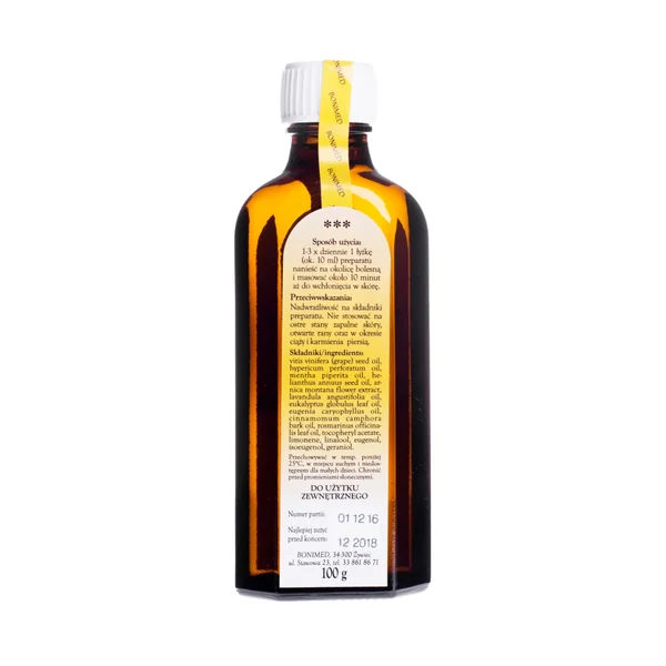 Bonimed, Kräuterbalsam für die Wirbelsäule von Vater Grzegorz, Massageöl, 100 g.1