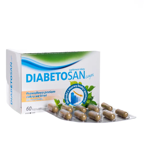 Diabetosan Caps – Nahrungsergänzungsmittel zur Blutzuckerkontrolle mit Weißdorn und Gurmar, unterstützt den Stoffwechsel und die Insulinaktivität