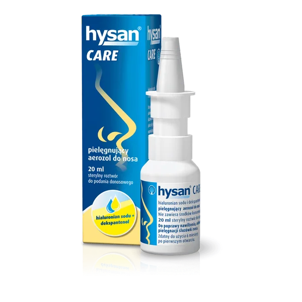 Hysan Care Nasenspray mit Hyaluronsäure und Dexpanthenol für die Befeuchtung und Pflege der Nasenschleimhaut