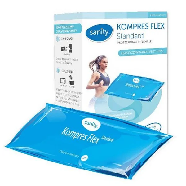 Wiederverwendbare Gelkompresse für Kälte- und Wärmeanwendungen zur Linderung von Schmerzen und bei Verletzungen. Inklusive praktischem Bezug