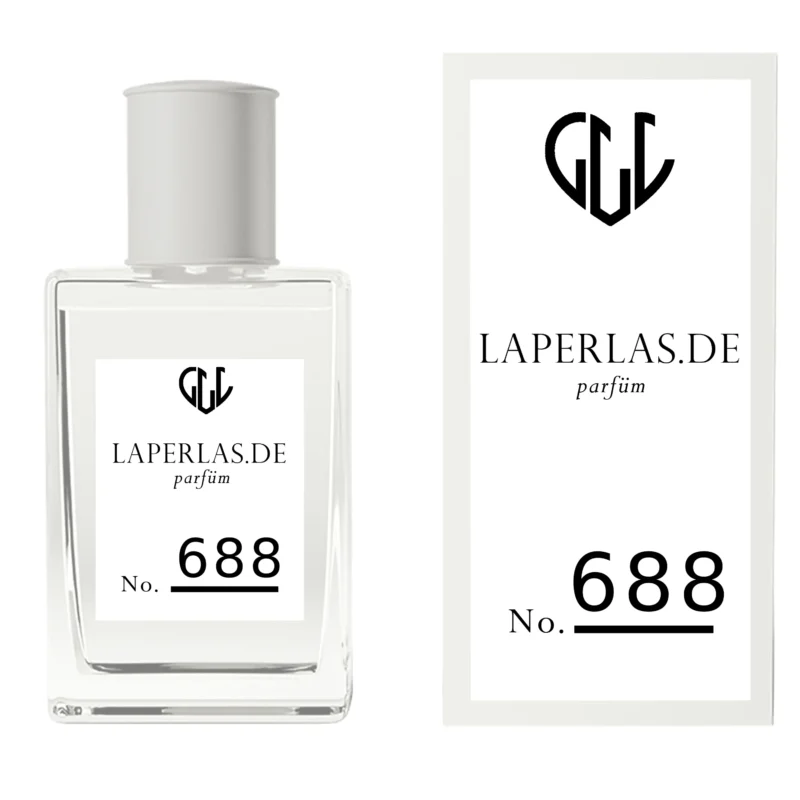 Flakon des Laperlas Parfüms 688, inspiriert von Lacoste Pour Femme Intense. Eleganter Duft mit floralen und fruchtigen Noten, ideal für moderne Frauen