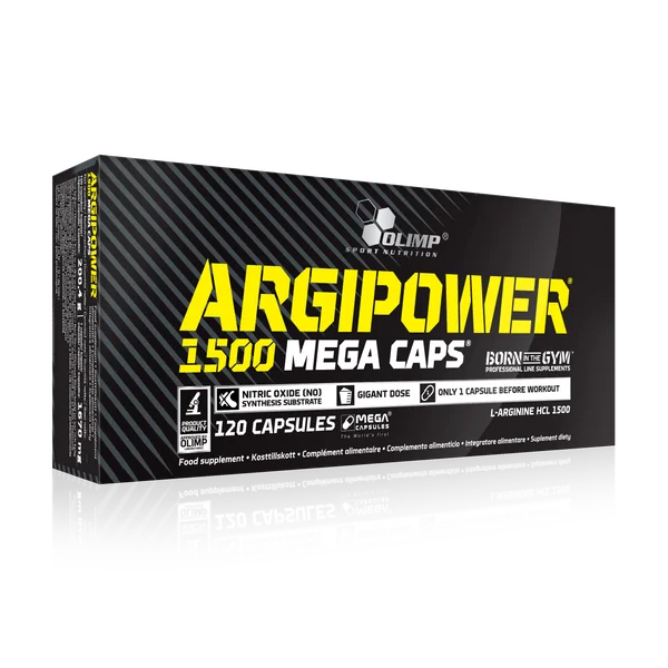 ARGI POWER 1500 MEGA CAPS® L-Arginin HCl zur Unterstützung der körperlichen Leistung und sexuellen Gesundheit