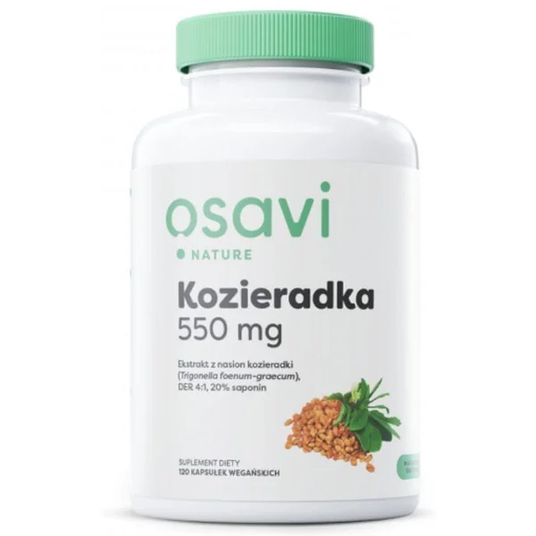Osavi Bockshornklee 550 mg – Nahrungsergänzungsmittel mit Bockshornkleesamenextrakt zur Unterstützung der Blutzuckerregulation und Verdauung