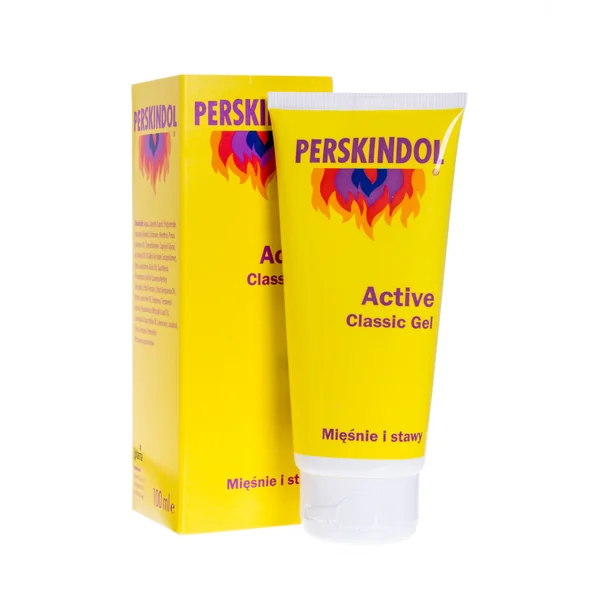 Perskindol Active Classic Gel, schmerzlinderndes Gel für Muskeln und Gelenke, zur Regeneration nach dem Training, kühlend und wärmend