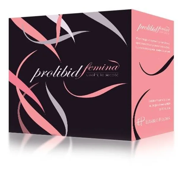 Prolibid Femina, Nahrungsergänzung zur Unterstützung des weiblichen Libidos und hormonellen Gleichgewichts, 30 Beutel