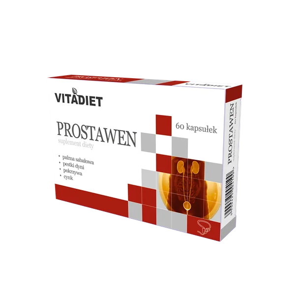 Nahrungsergänzungsmittel Prostawen für die Unterstützung der Prostatafunktion und der männlichen Gesundheit mit Sägepalme, Kürbiskern und Zink