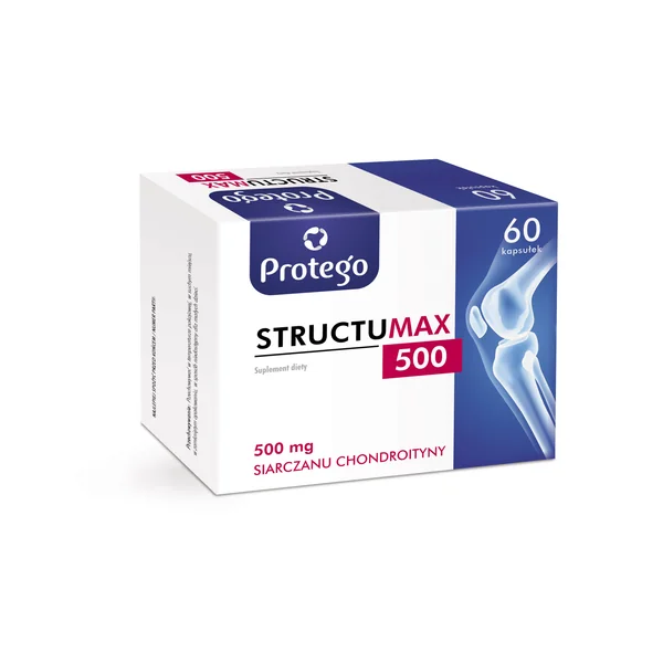 Protego StructuMax 500 Kapseln – Nahrungsergänzung zur Unterstützung der Gelenkfunktion mit Chondroitinsulfat für gesunde Gelenke