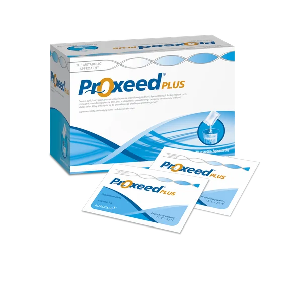 Proxeed Plus Nahrungsergänzung für Männer in Beuteln, mit L-Carnitin, Acetyl-L-Carnitin, Zink, Selen und Vitaminen zur Unterstützung der Fruchtbarkeit