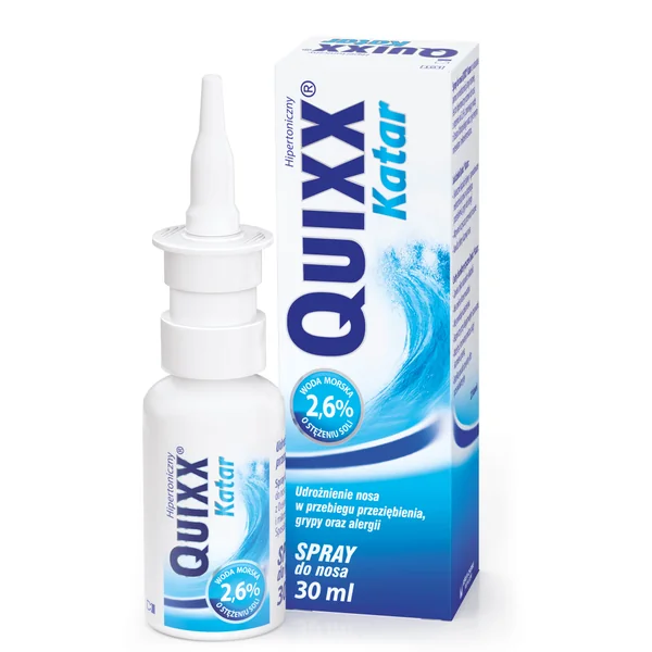 Quixx Katar Nasenspray 30 ml für die Befeuchtung und Reinigung der Nasenschleimhaut bei Erkältung und Allergien, geeignet für Kinder ab 6 Monaten