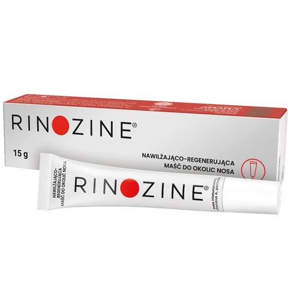 Rinozine Nasensalbe zur Regeneration und Feuchtigkeitspflege der Haut um die Nase bei Trockenheit und Irritationen. Ideal für tägliche Anwendung