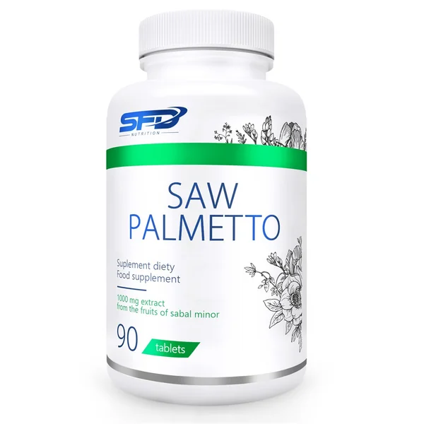 SFD Adapto Saw Palmetto Kapseln mit Sägepalme Extrakt zur Unterstützung der Prostata, Testosteronproduktion und Haarausfallprävention bei Männern