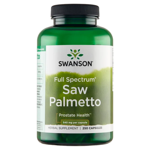 Swanson Saw Palmetto Extrakt 540 mg Kapseln zur Unterstützung der Prostata-Gesundheit für Männer