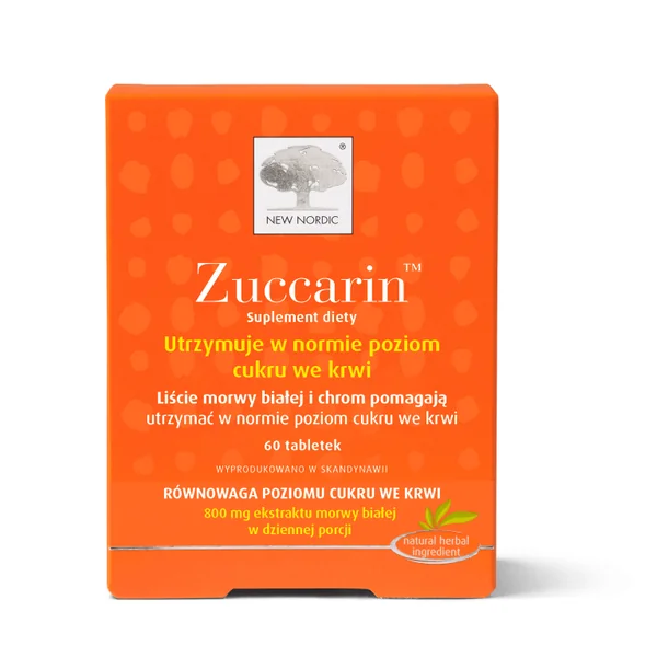 Zuccarin Tabletten zur Blutzuckerkontrolle mit weißem Maulbeerblattextrakt und Chrom für Diabetiker und gesundes Stoffwechselmanagement