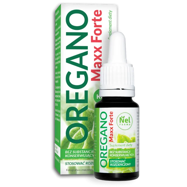 Flasche mit 100% Oreganoöl, das für seine heilenden Eigenschaften bekannt ist. Natürliches ätherisches Öl für die Unterstützung der Verdauung und das Immunsystem