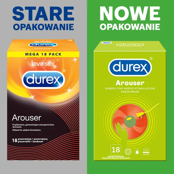 Durex Arouser Kondome, 18 Stück – extra dünne, sinnliche Kondome für intensiveres Gefühl und maximales Lustempfinden (durex.de