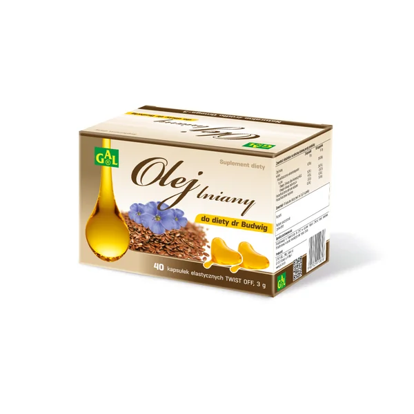 Leinöl Kapseln für Omega-3 und Omega-6 Fettsäuren aus hochwertigem, kaltgepresstem Leinöl zur Unterstützung der Herzgesundheit