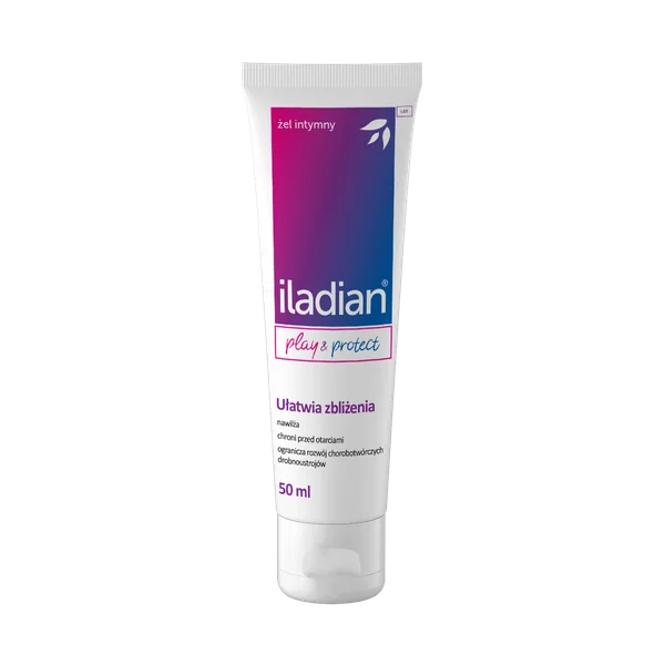 Iladian Play Protect Vaginalgel, das bei Vaginaltrockenheit hilft, für den Schutz vor Reibung und Infektionen. Fördert das gesunde Mikrobiom